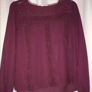 Long sleeve blouse